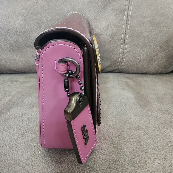 Coach Upcrafted Metallic Dinky Clutch